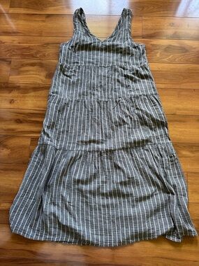 Marine Layer | Dresses | Marine Layer Maeve Colorblock Maxi Dress  Multicolor Tencel Pockets Size Xs | Poshmark